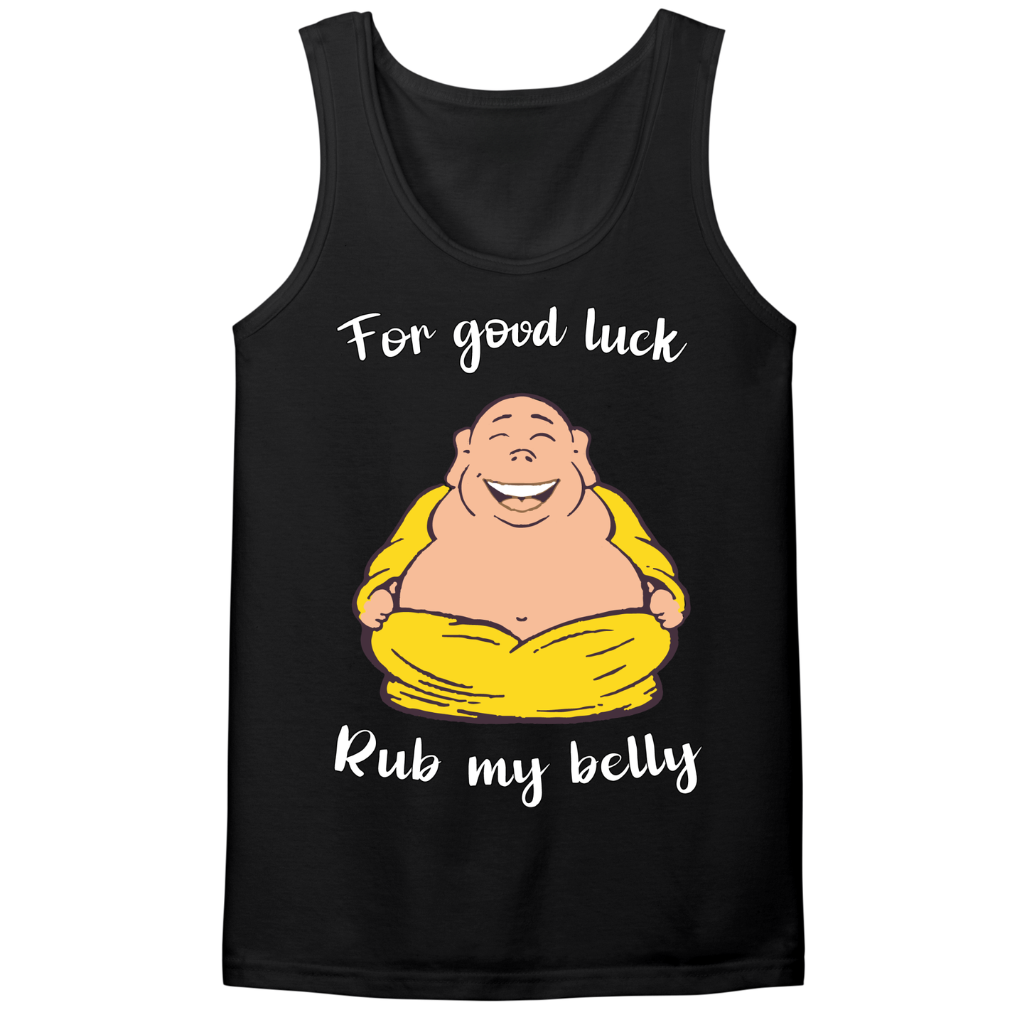 Rub My Belly Mens Tank Top