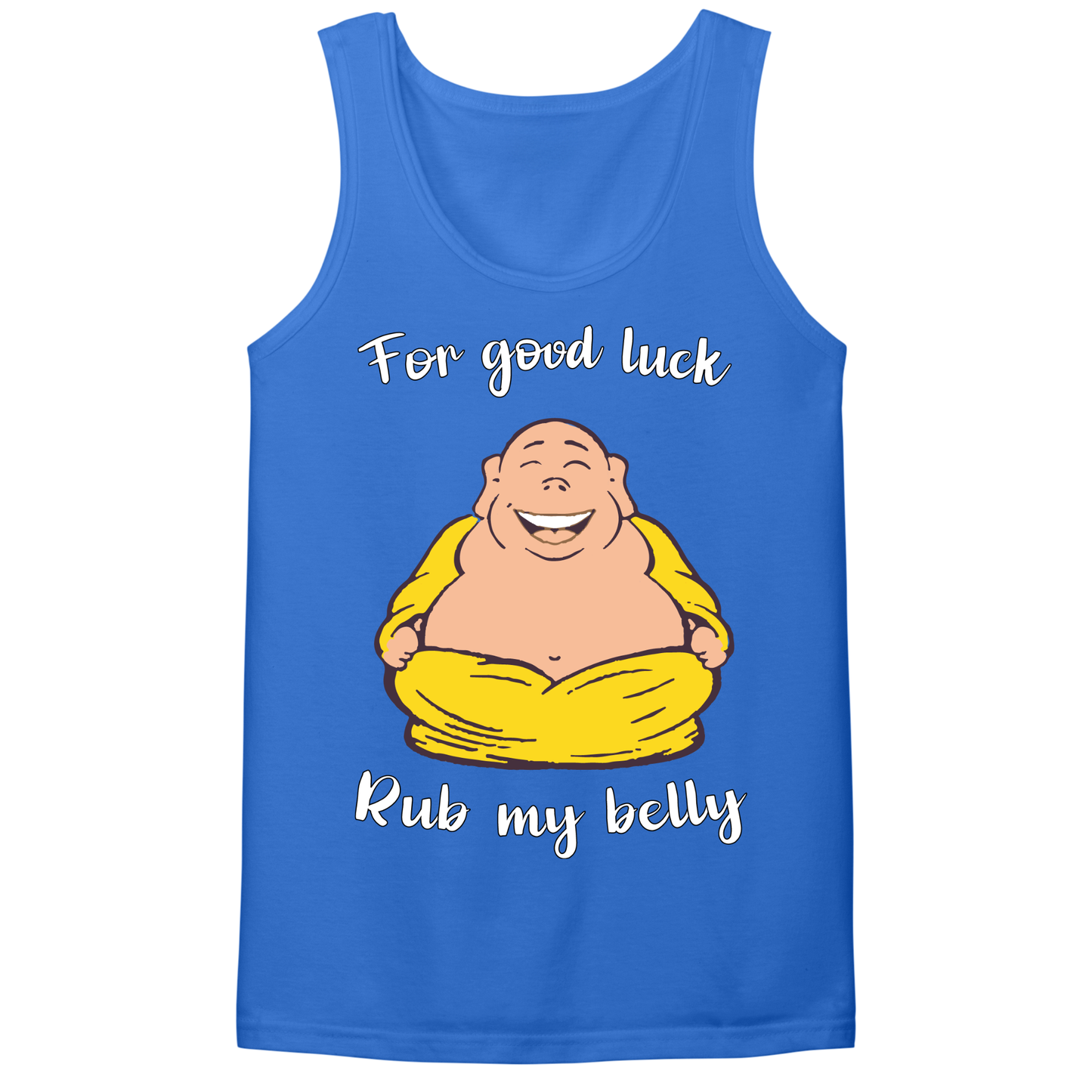 Rub My Belly Mens Tank Top