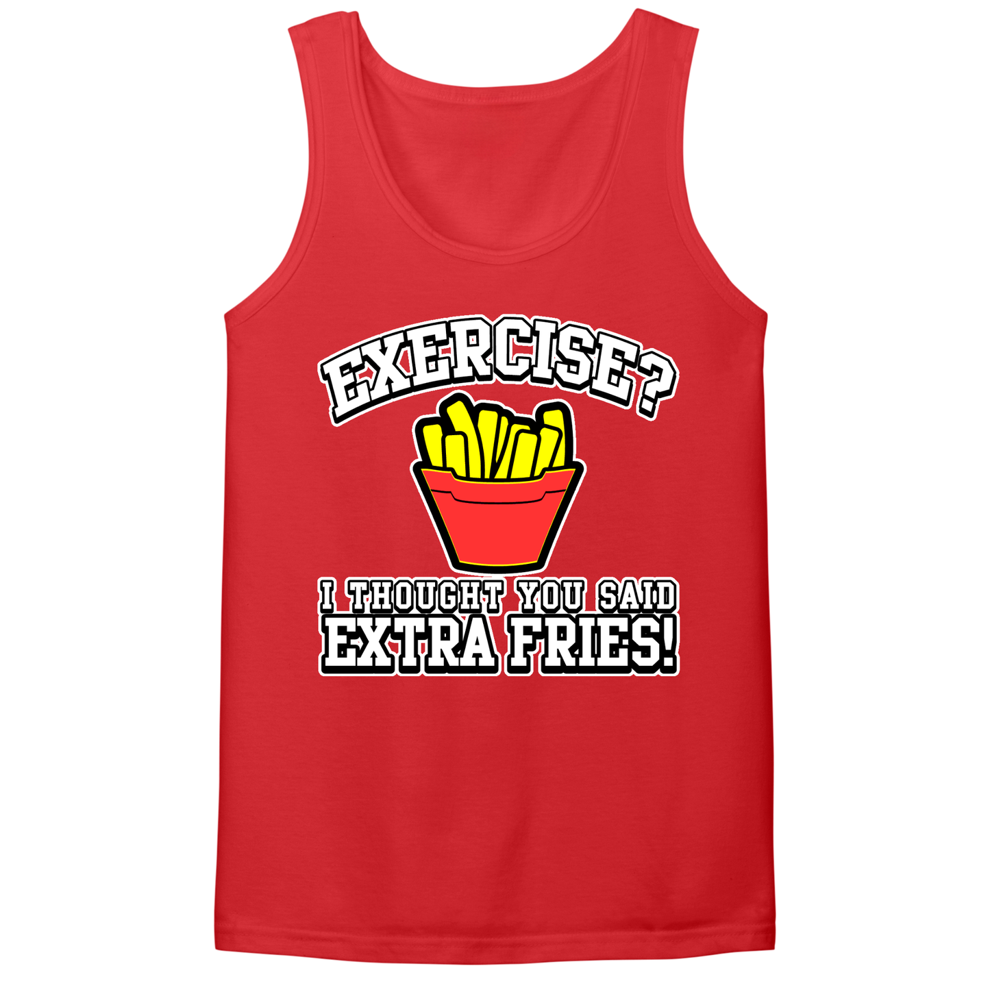 Extra Fries Mens Tank Top