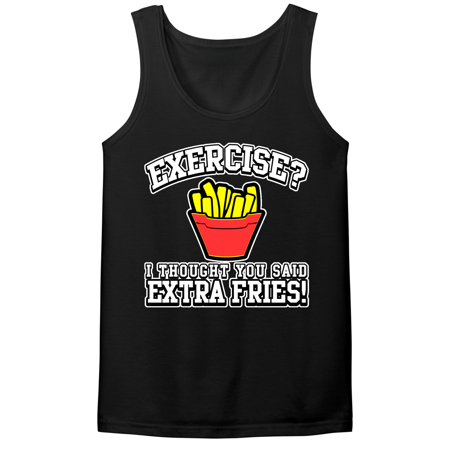 Extra Fries Mens Tank Top