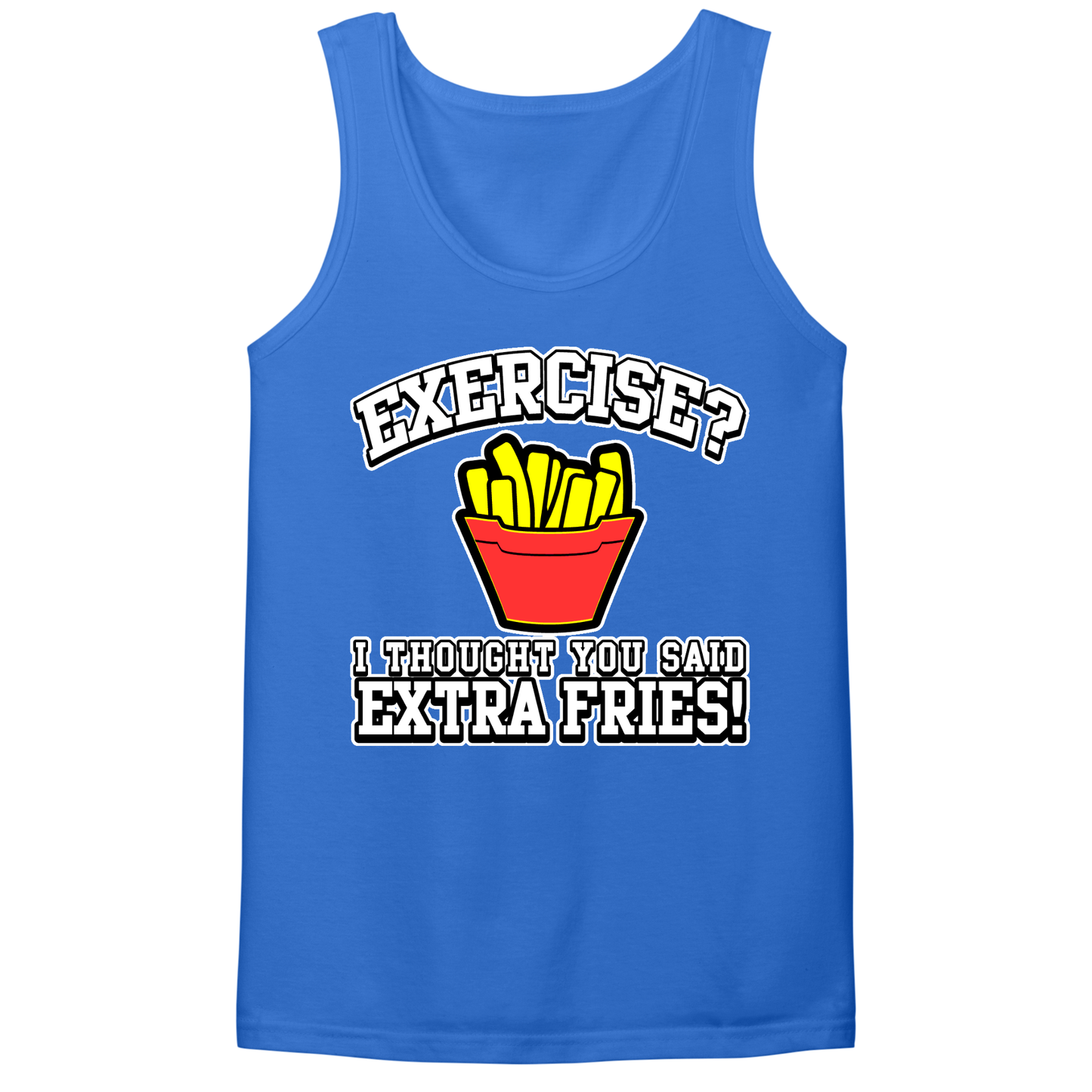 Extra Fries Mens Tank Top