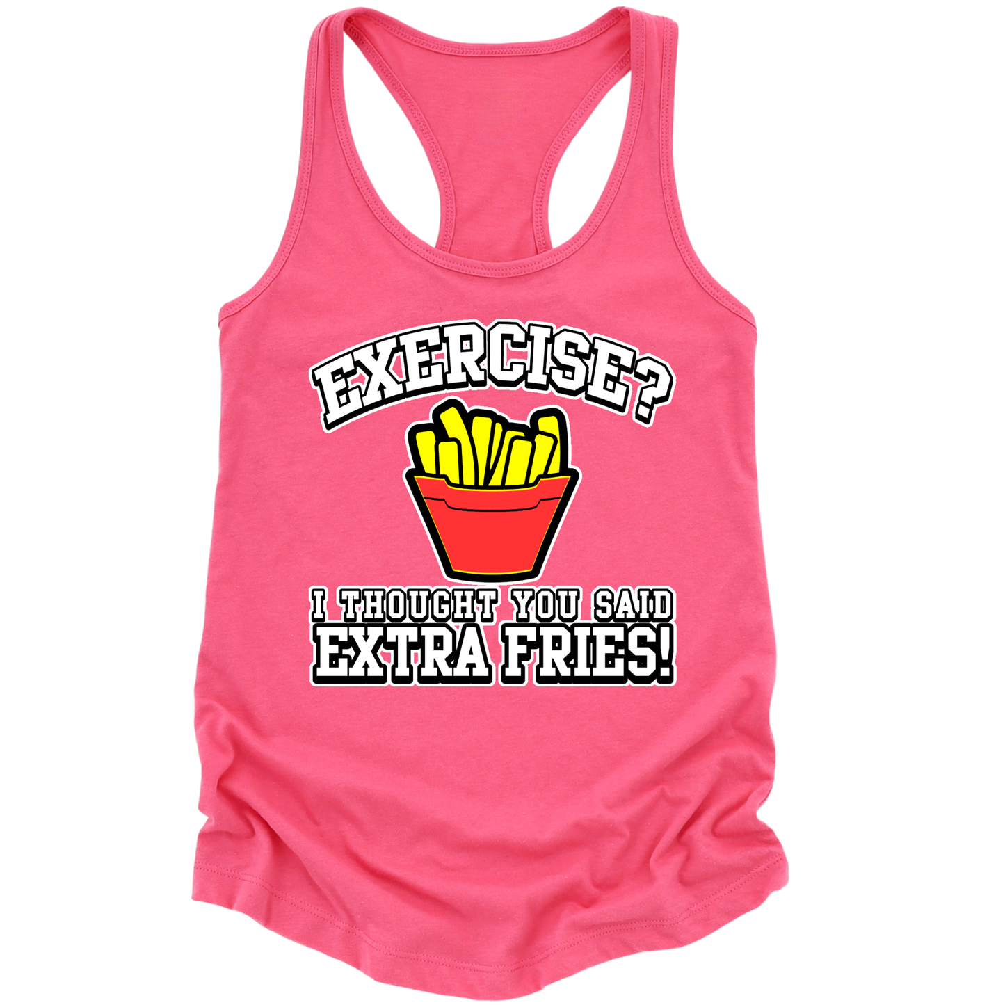 Extra Fries Womens Tank Top