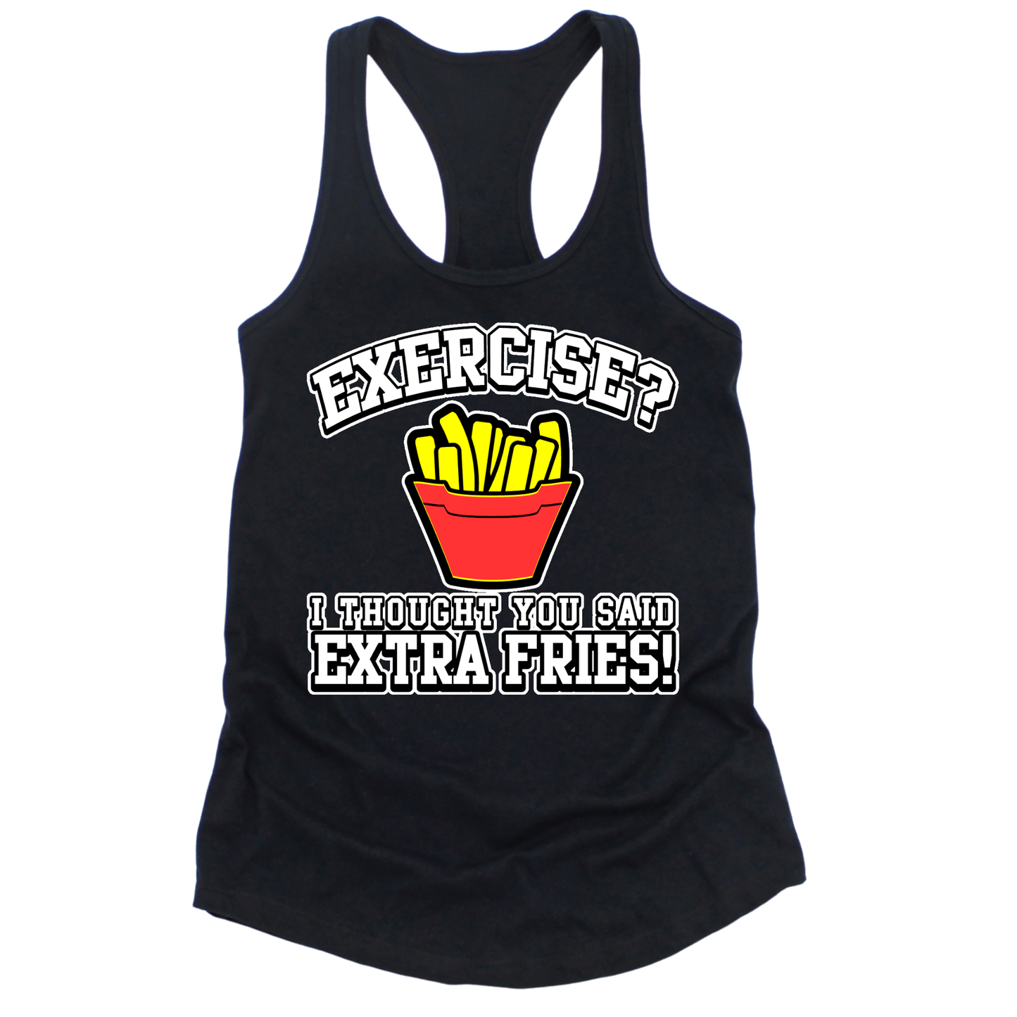 Extra Fries Womens Tank Top