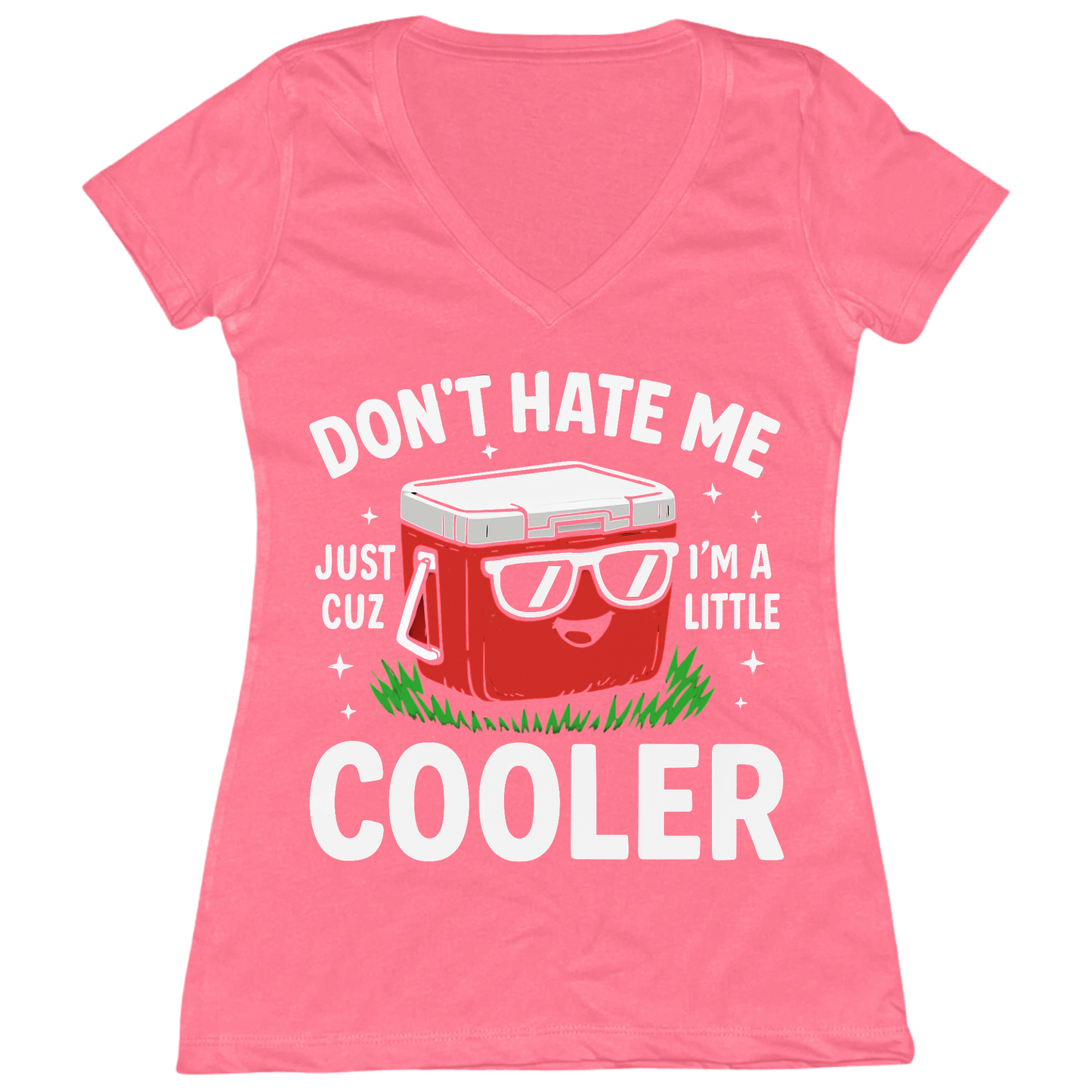 Don't Hate Me Womens V-Neck Tee