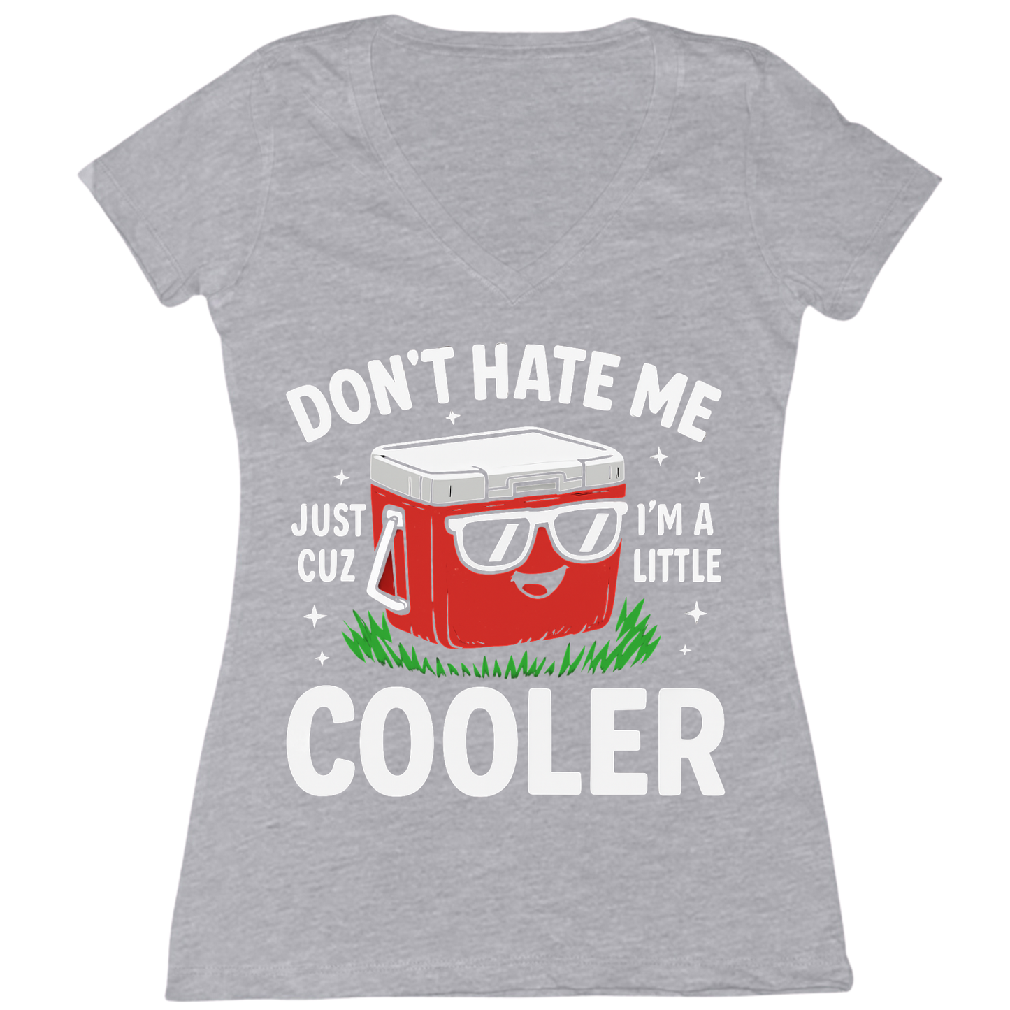 Don't Hate Me Womens V-Neck Tee