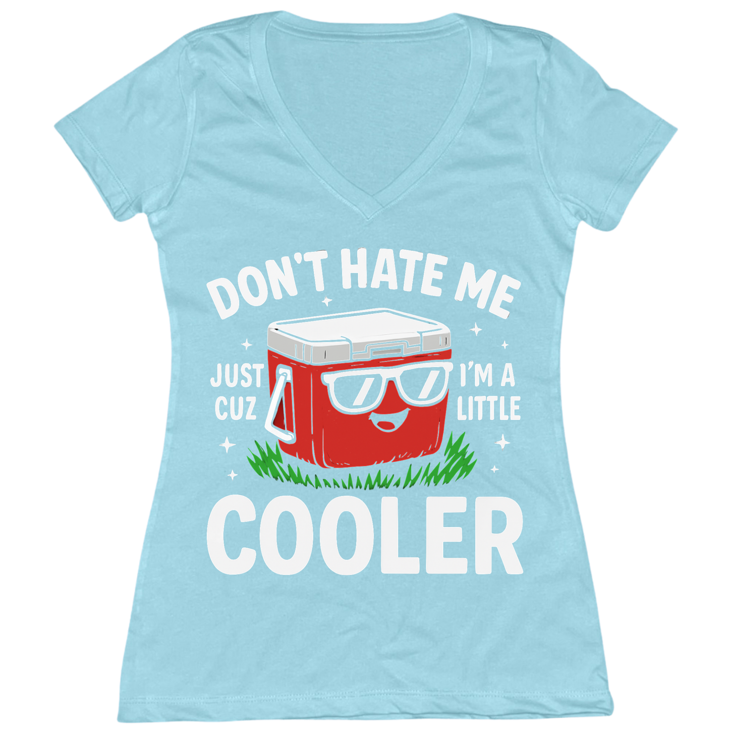 Don't Hate Me Womens V-Neck Tee
