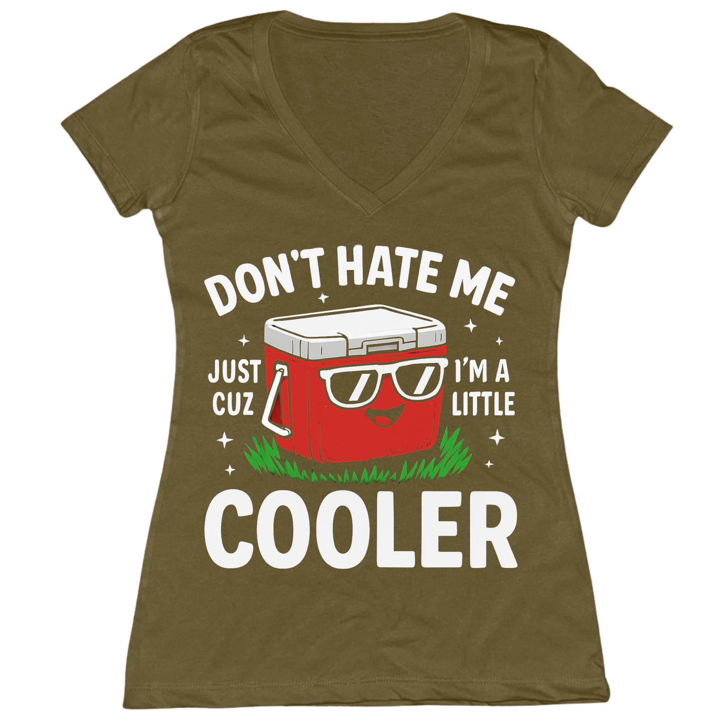 Don't Hate Me Womens V-Neck Tee