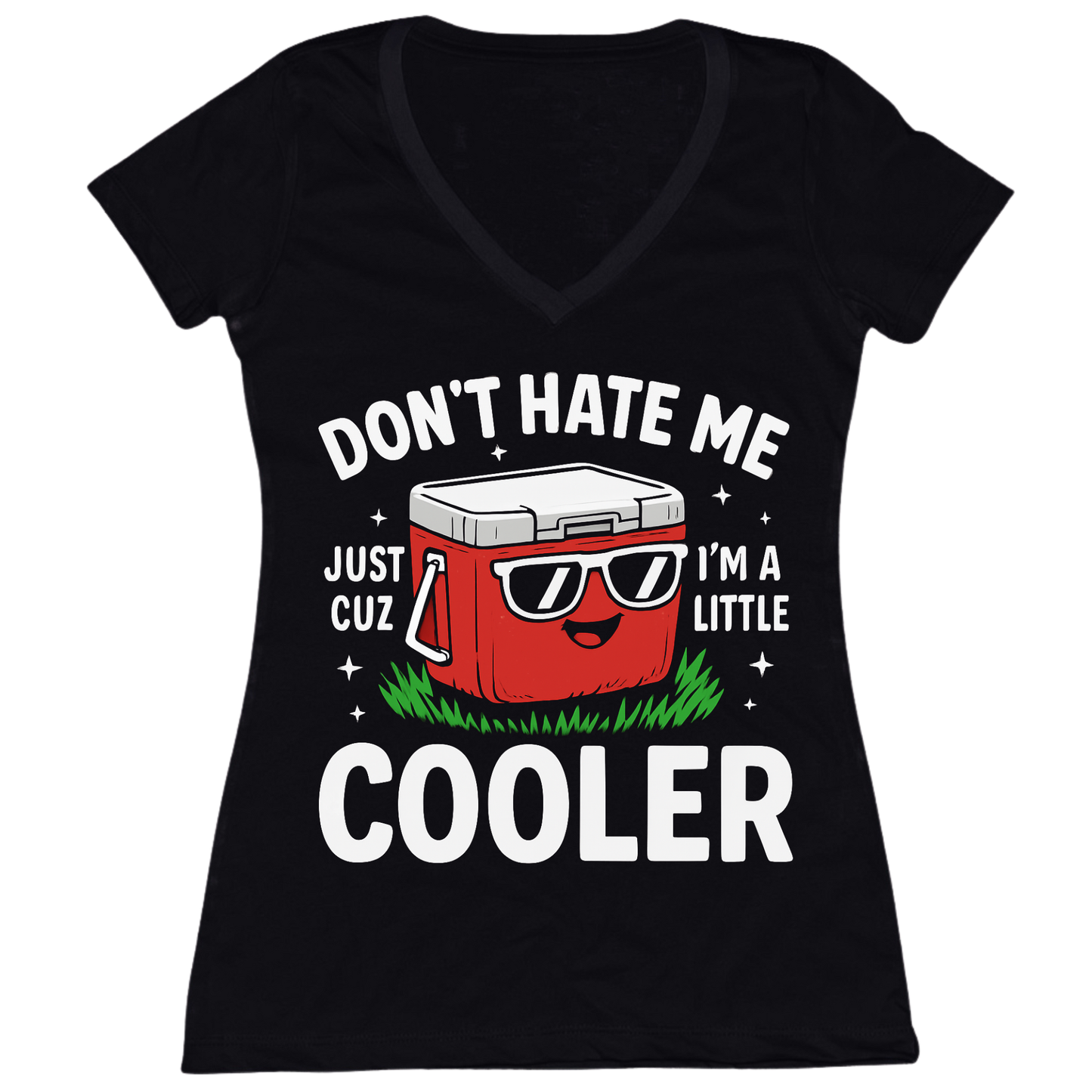 Don't Hate Me Womens V-Neck Tee