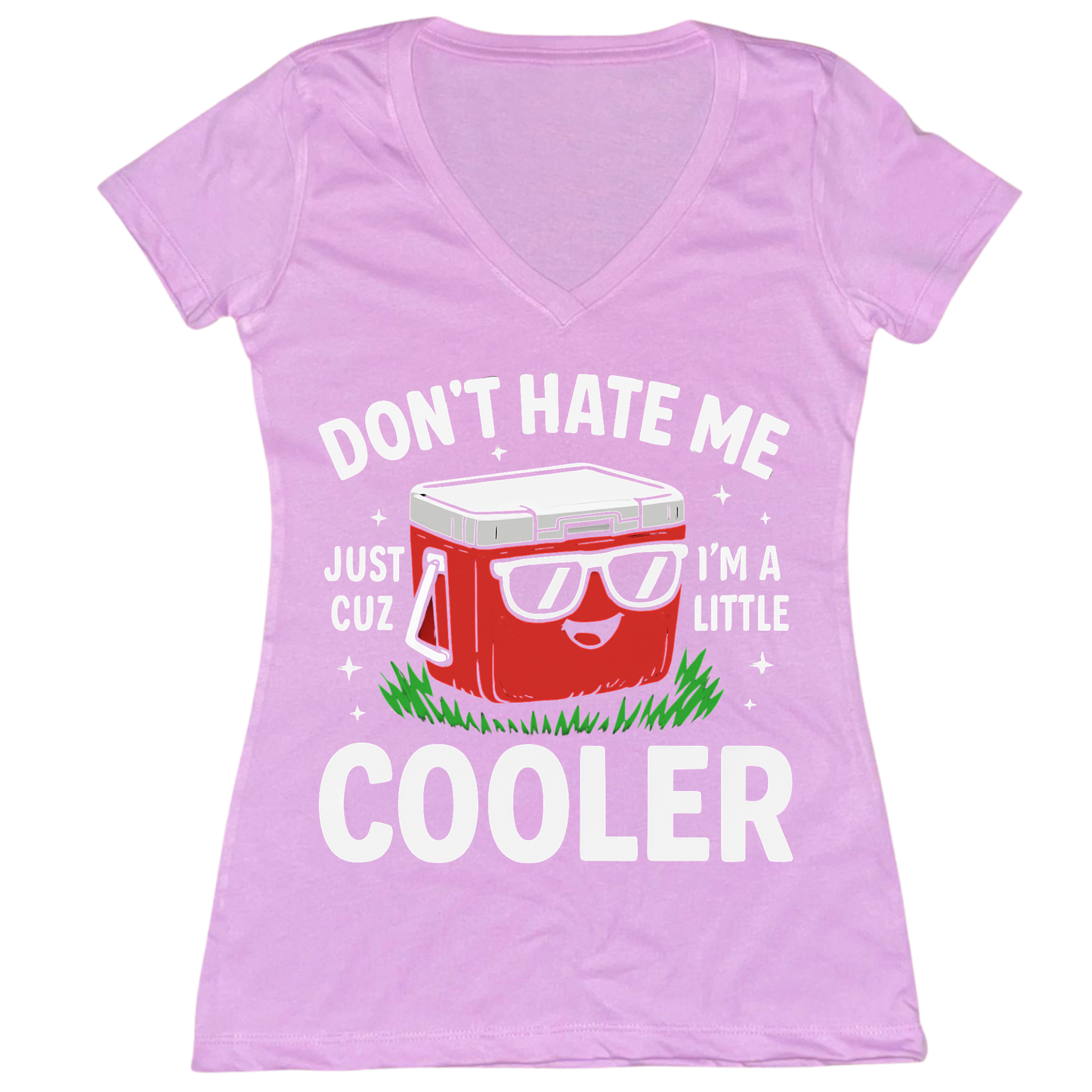 Don't Hate Me Womens V-Neck Tee