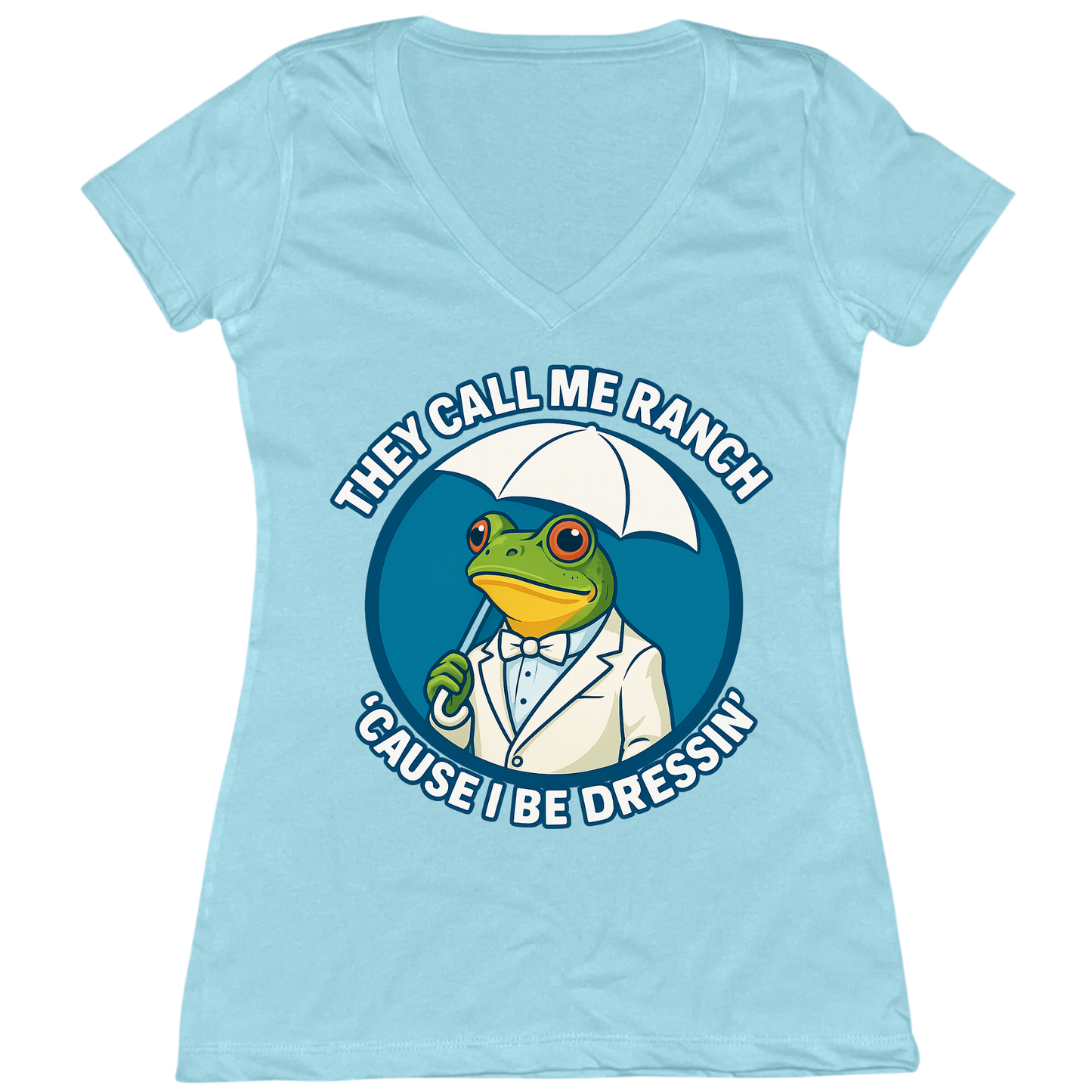 Call Me Ranch Womens V-Neck Tee