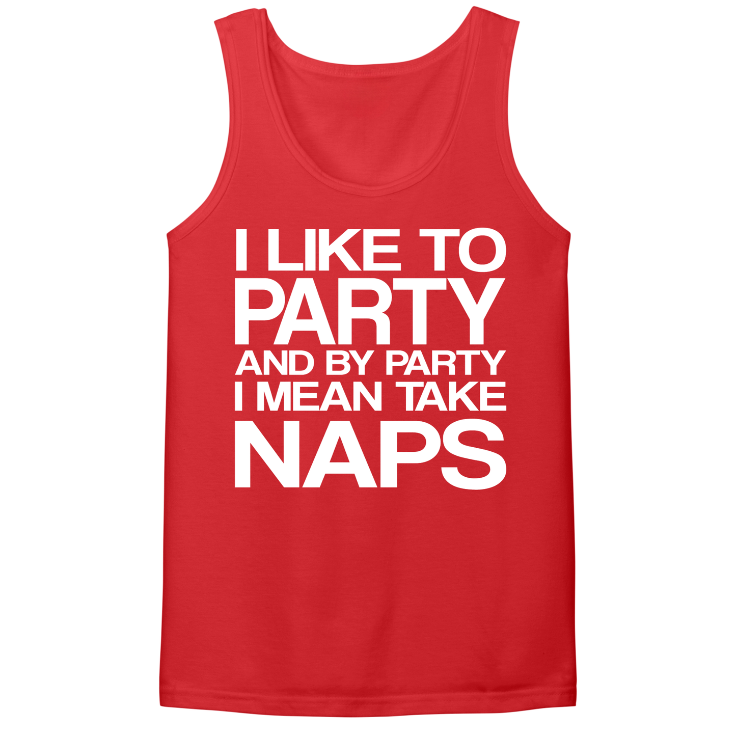 I Like To Party Mens Tank Top