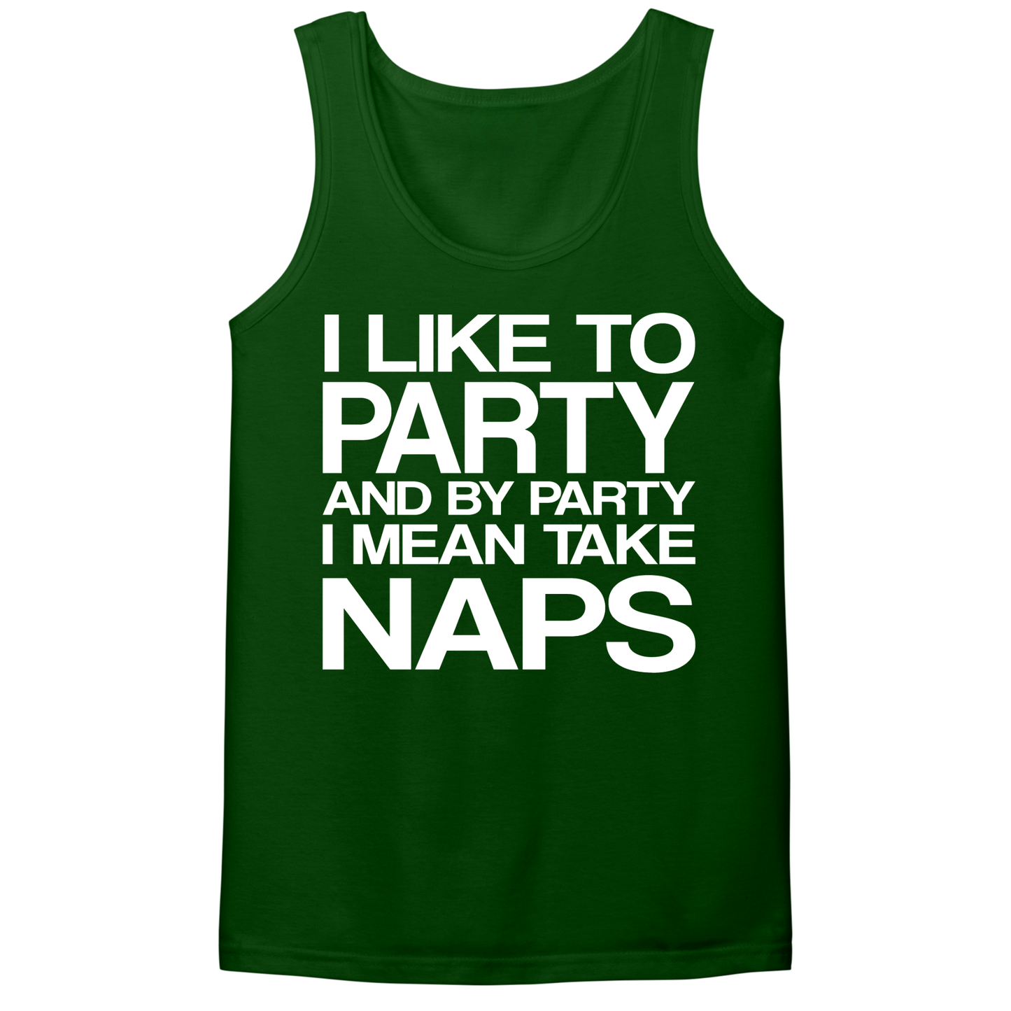 I Like To Party Mens Tank Top