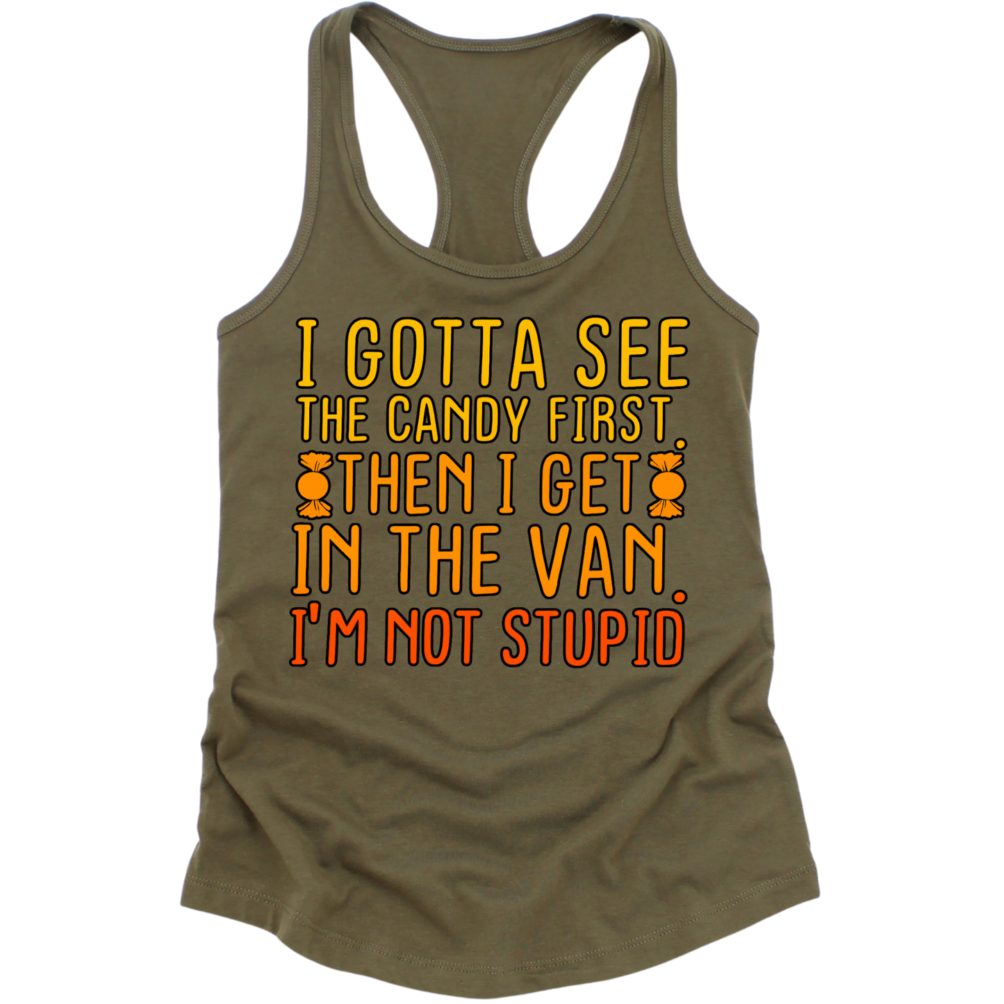 Gotta See The Candy First Womens Tank Top
