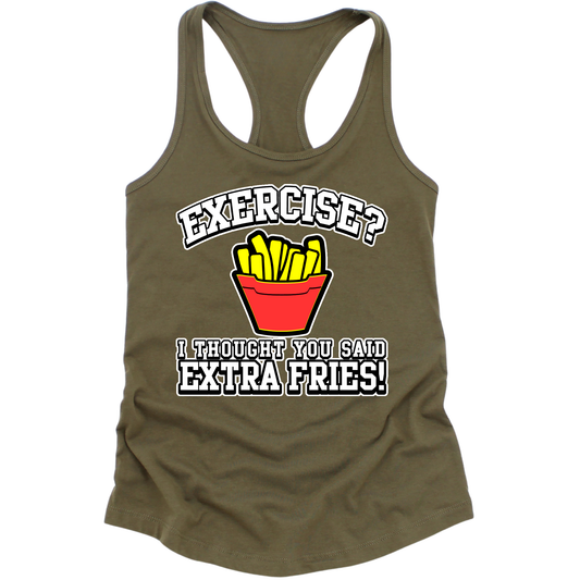 Extra Fries Womens Tank Top