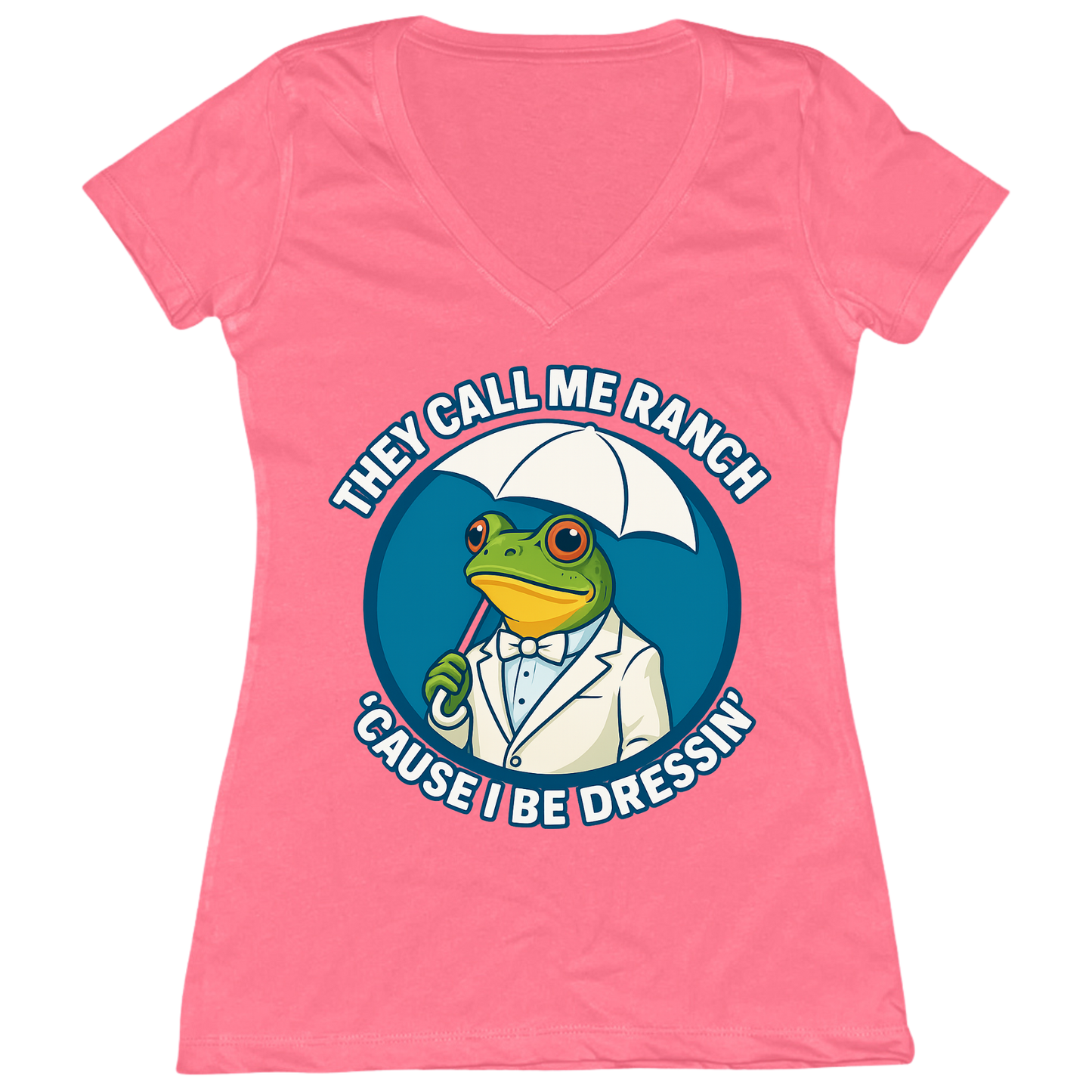 Call Me Ranch Womens V-Neck Tee