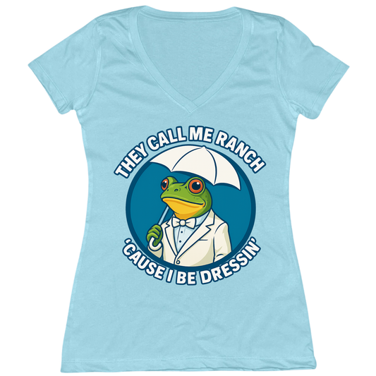 Call Me Ranch Womens V-Neck Tee