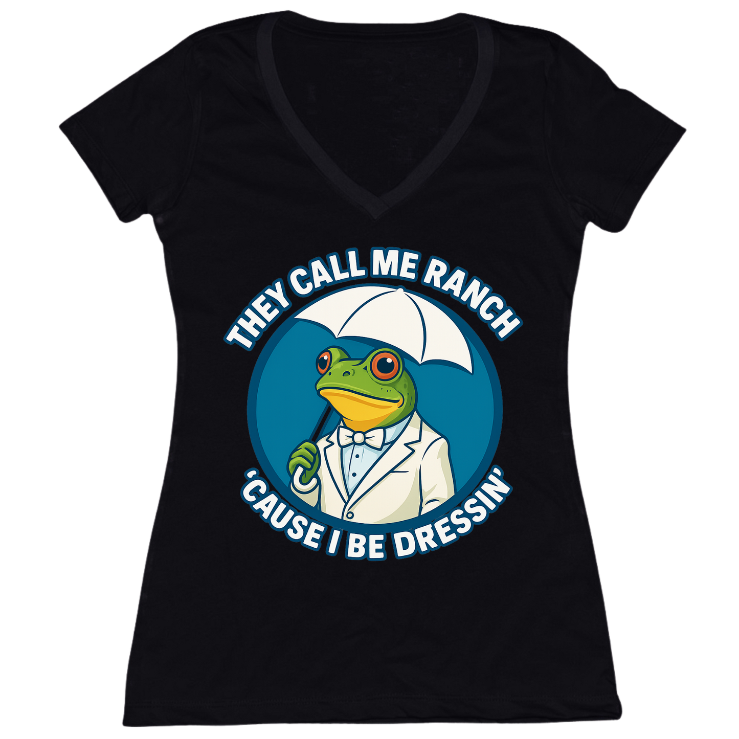 Call Me Ranch Womens V-Neck Tee