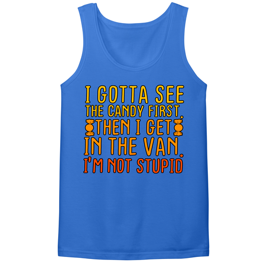 Gotta See The Candy First Mens Tank Top